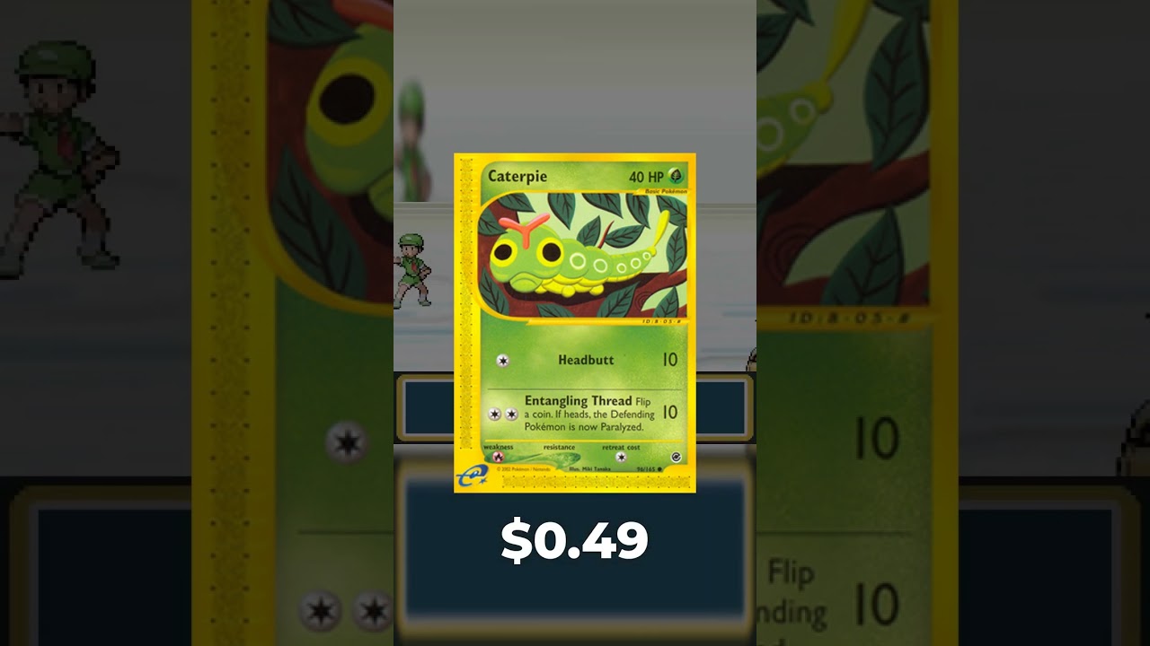 Most Expensive Pokemon Cards for Caterpie