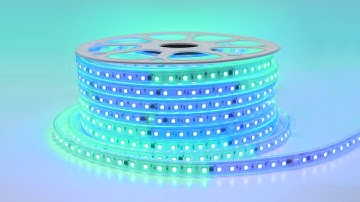20+ Color Modes Auto Play 110V 220V Color Chasing RGB LED Strip 16.4ft~328ft