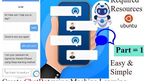 How to Create a Chat Bot Using Machine Learning ||  Part 1