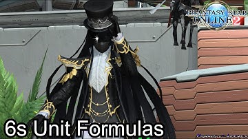 PSO2 - 6s Unit Affix Formulas [Jp and Global]