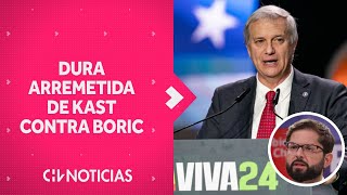 RECHAZO TRANSVERSAL tras dichos de J.A. Kast: Tildó al pdte. Boric de “travesti político” en Madrid