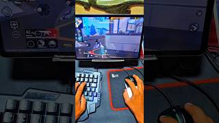 free fire video keyboard and mouse🖥🖱 with redmi pad pro 2 5g #mixpro #geekgamer #ggmousepro2 #shorts