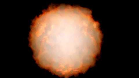 Cycles Volumetric Explosion Cloud