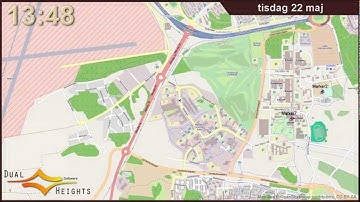 Demorize Digital Signage - World map with markers