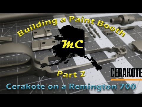Building a Paint booth part 3 testing it on a Remington 700