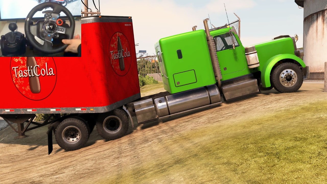 BeamNG Drive - T75 The Shalter on the Industrial Site | Logitech G29 Gameplay