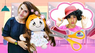 Kuaför salonu oyunu. Ümit Lili'nin saçlarını neden kesmek istemiyor? Eğitici oyunlar! screenshot 4