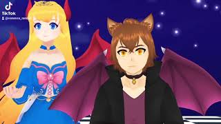 Demon Vanessa & Yuukiloveless Mmd Stroke On My.. Lick On My.. On My.