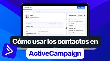 Cómo CREAR, IMPORTAR o EXPORTAR contactos en ActiveCampaign