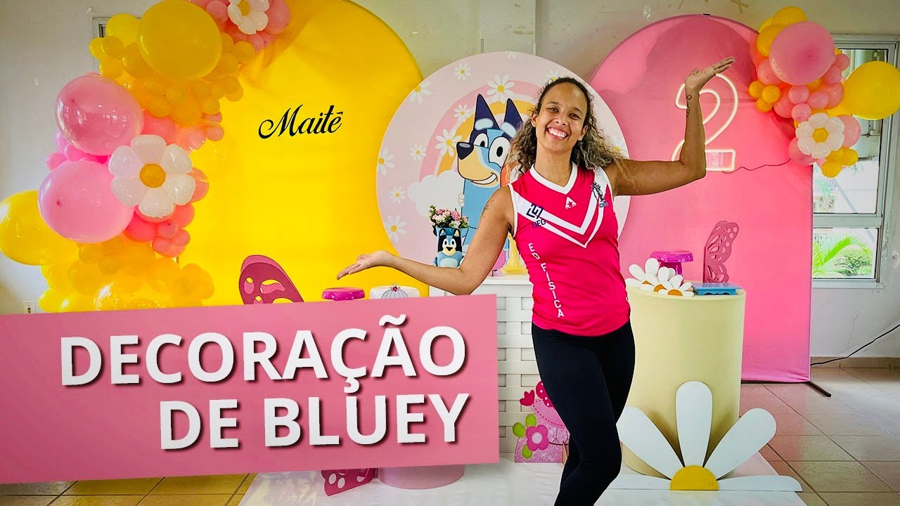 Diversão garantida com a decoração do tema Bluey! 💙🐶✨ [Decorando com a Banguelê]