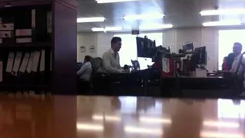 Whoopee cushion office prank