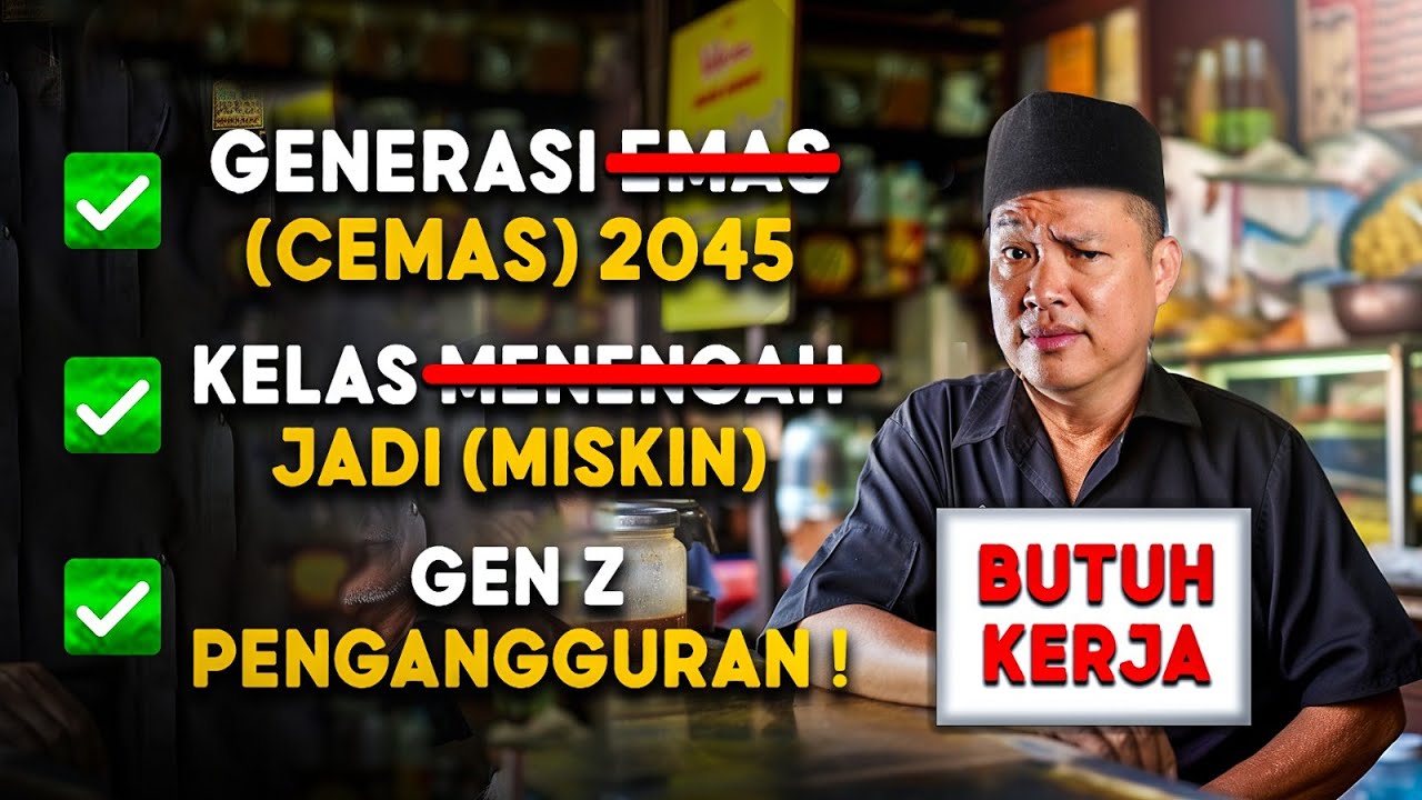 KAMU SULIT CARI KERJA? Ini Solusi Untuk PENGANGGURAN MAKIN BANYAK | 10JT GENZ MENGANGGUR