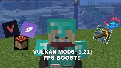 VULKAN MODS FOR MINECRAFT 1.21 | FPS BOOST | POJAVLAUNCHER | MODPACK