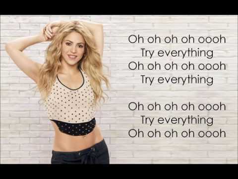 Shakira   Try Everything Lyrics