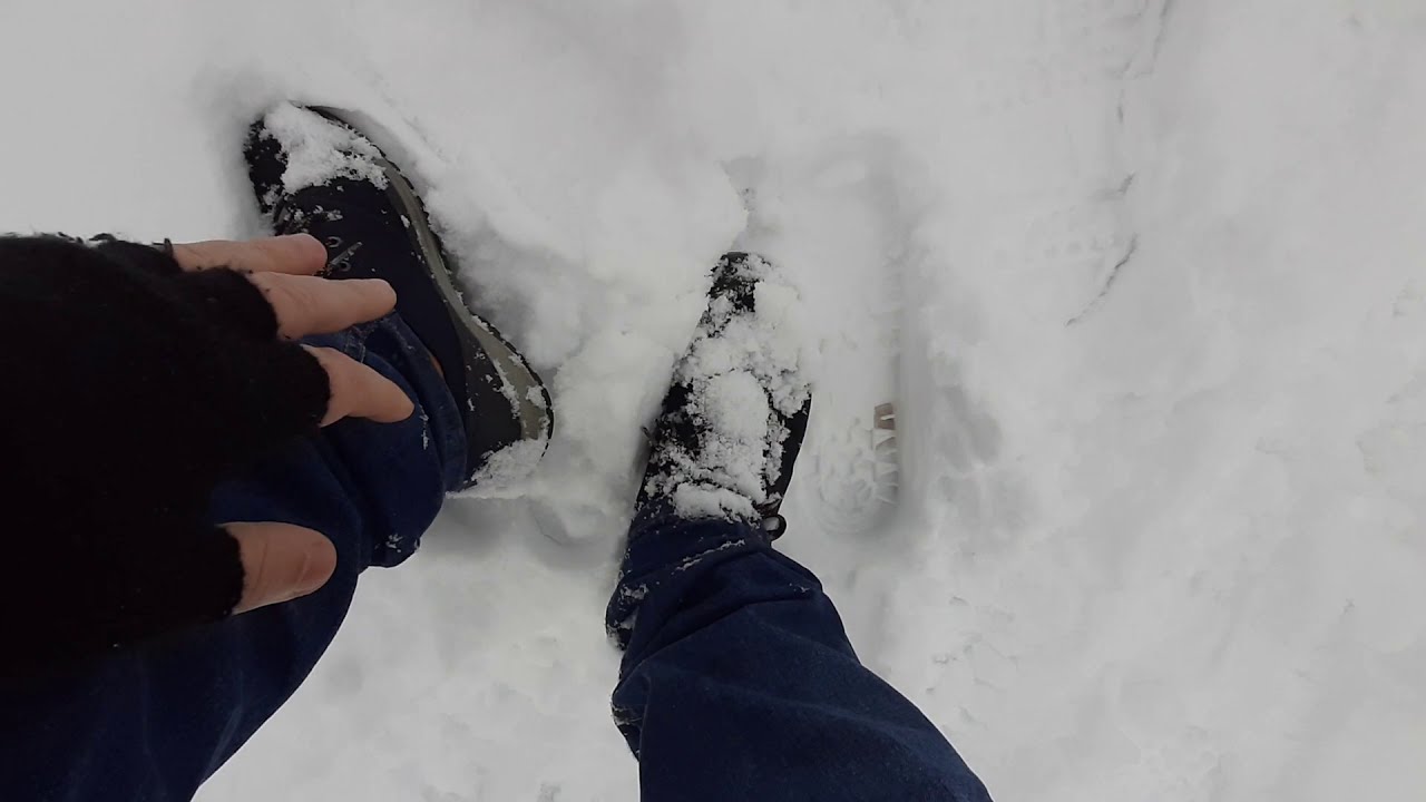 calçado para andar na neve