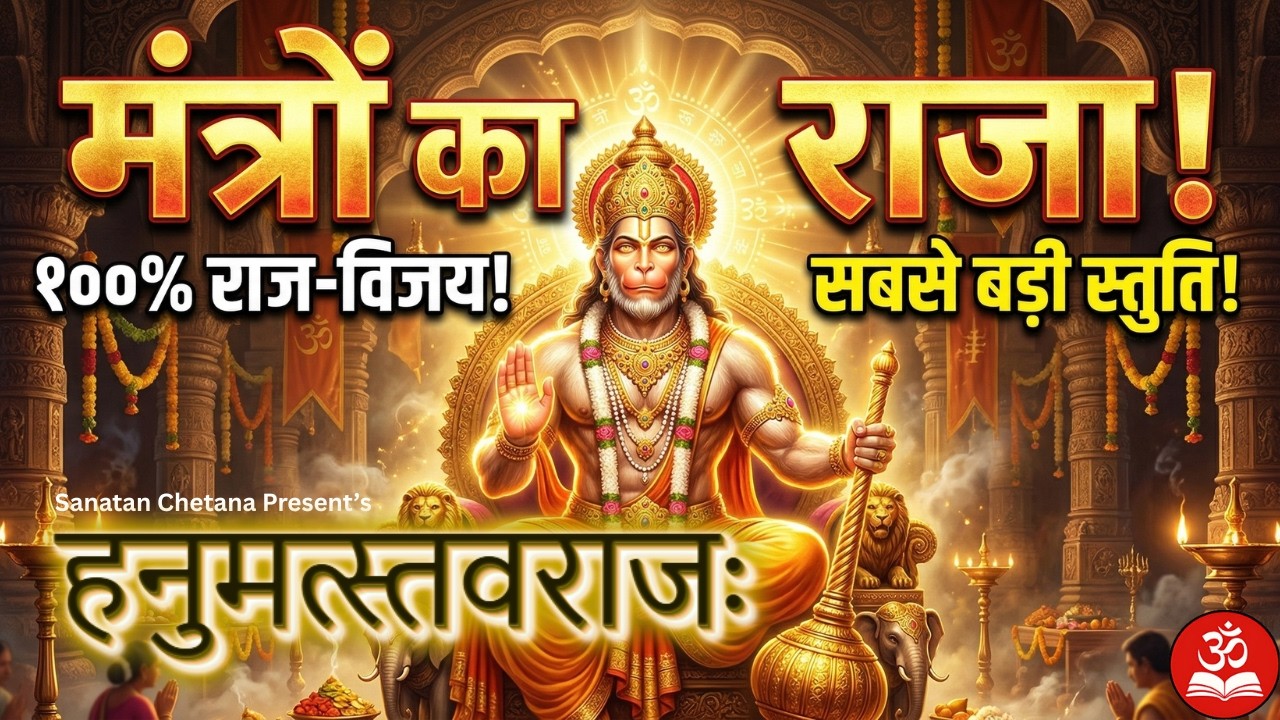 हनुमत्स्तवराजः - स्तुतियों का राजा | Hanumat Stavarajah for Ultimate Power & Royal Victory