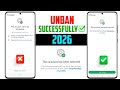 This account can't use whatsapp New problem 2026