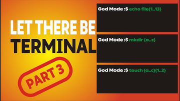 Linux bash terminal |curly braces automation-part 3
