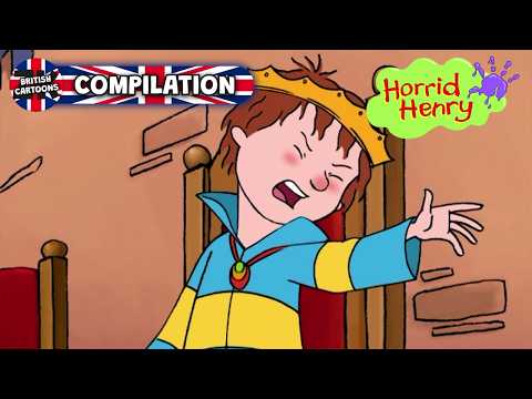 King Henry Takes OVER! - Horrid Henry - Funny Clips | ZeeKay British Cartoons