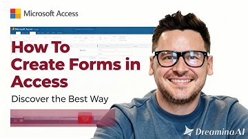 How to create and format forms in MS Access in 2025