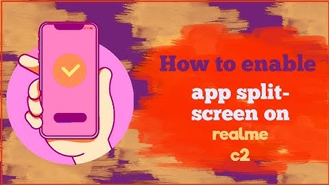How to enable app split-screen on realme c2 || RMX1945 || Chirag kings official