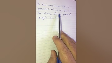 Data management: Permutations and Combinations