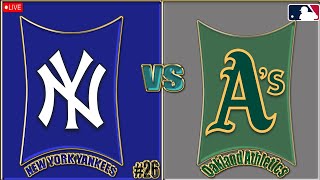 MLB THE SHOW 23 ( A's VS YENKEES ) ROAD TO THE SHOW ⚾⚾