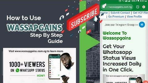How to grow your WhatsApp status views with Wassapgains | How to get more WhatsApp Status Views