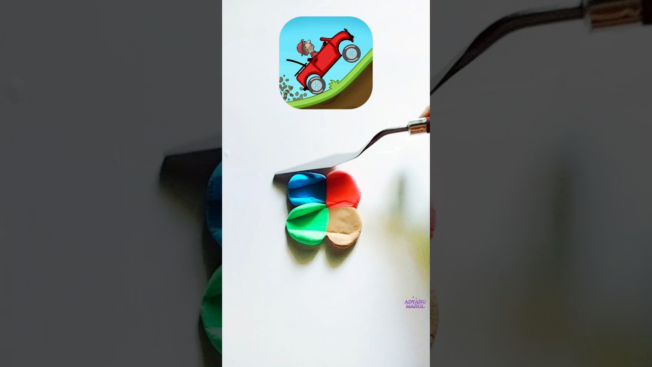 What colour mixture do hill climb racing has? 