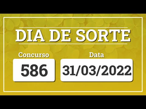 Resultado do sorteio do Dia de Sorte 586