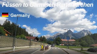 From Füssen to Garmisch-Partenkirchen - (4K)