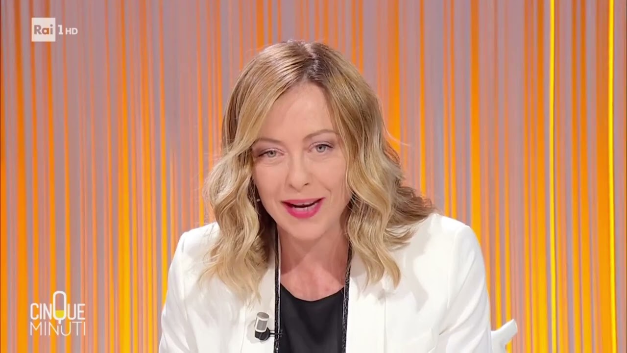 Giorgia Meloni a 