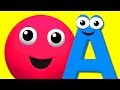 Colors of the alphabet  learn colours abc songs for children  surprise eggs nursery rhymes toys