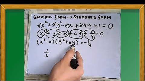 CIRCLE: Transforming Equations from General Form to Standard Form and Vice Versa