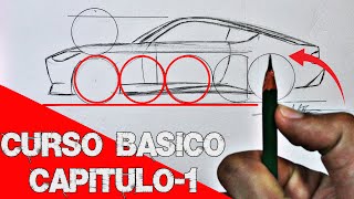 Como DIBUJAR un AUTO - CURSO BASICO - CAPITULO 1