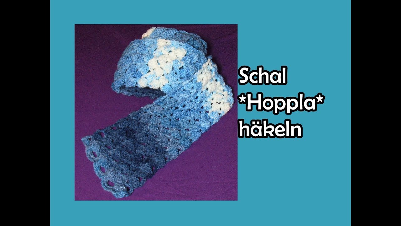 Schal *Hoppla* häkeln - Romy Fischer Häkelanleitung