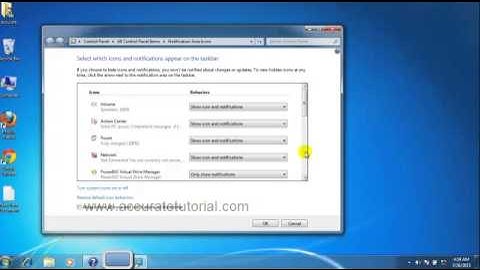 8 How to hide icons from notification area