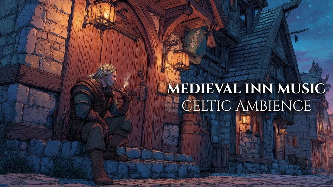 Peaceful Medieval Inn Music | Celtic Ambience for Reading & Deep Concentration