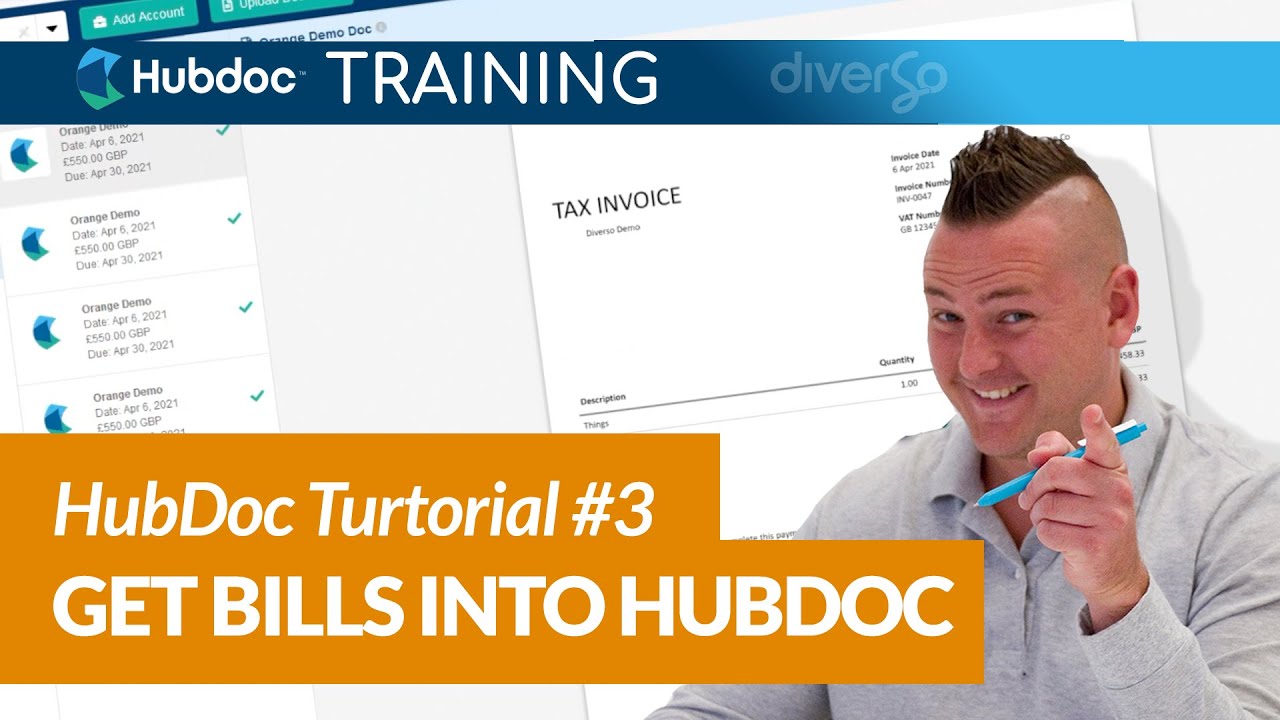 Hubdoc Training | How to get Bills into Hubdoc