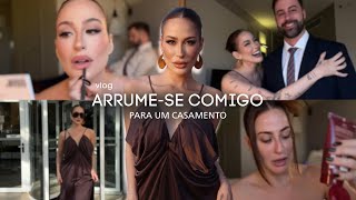 Se Arrume Comigo Para Um Casamento Grwm Vlog