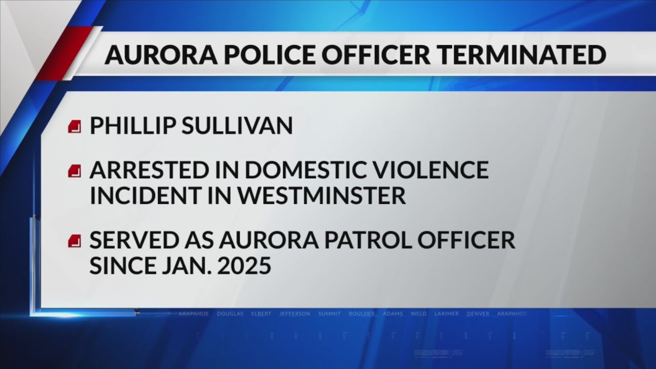 Aurora police officer arrested, fired after domestic violence incident ...