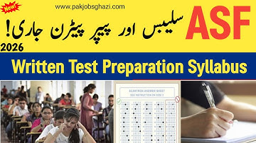 ASF Paper Pattern & Syllabus 2026 | Complete Written Test Guide for ASI & Corporal Etc
