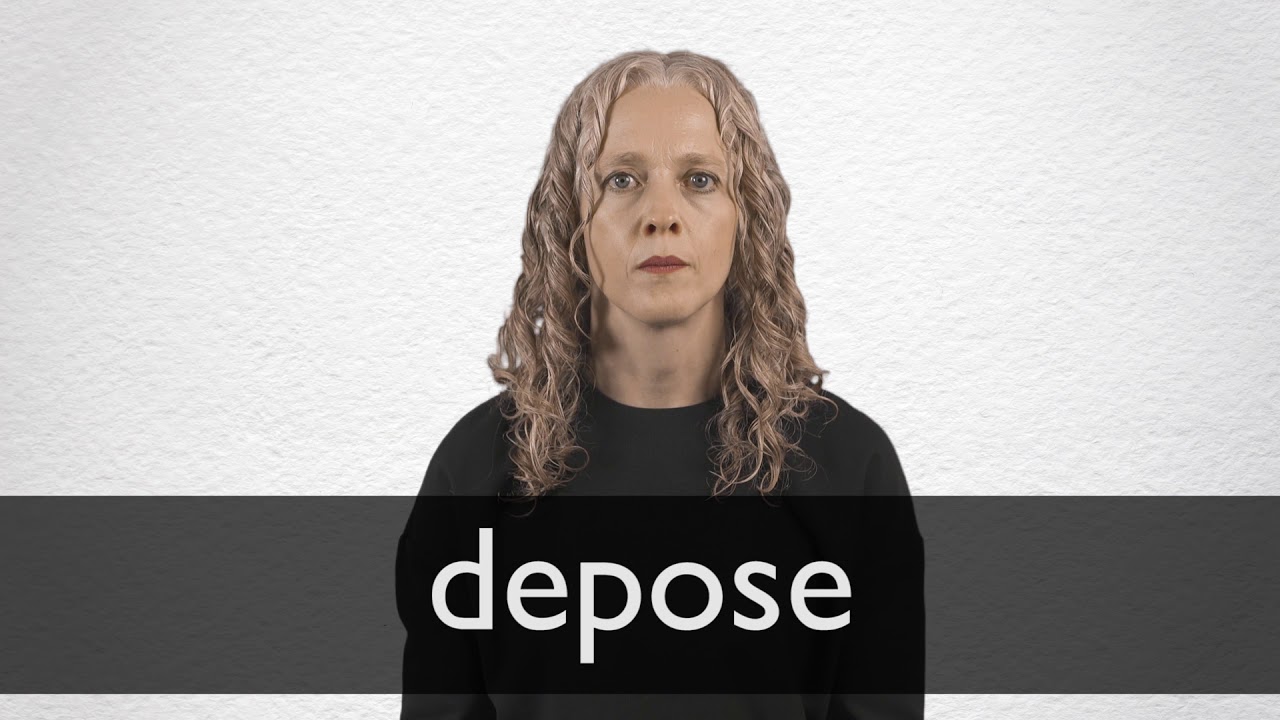 How To Pronounce DEPOSE In British English YouTube