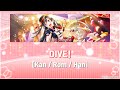 [Full] DIVE! - Yuki Setsuna (Color Coded Lyrics) [Kan/Rom/Han]│Love Live!