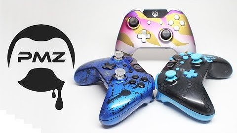 3 Custom Xbox One Controllers Hand Airbrushed by ProModz.com