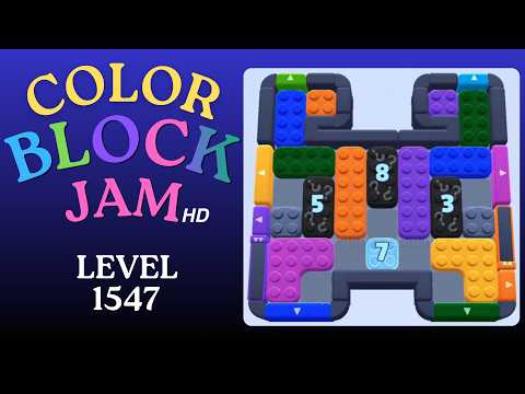 Color Block Jam Level 1547 Solution Walkthrough