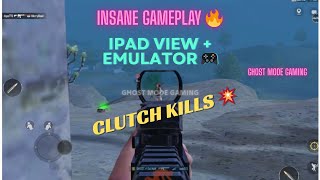 🎯 Insane PUBG Mobile iPad View Gameplay | Best Emulator Settings & Clutch Kills