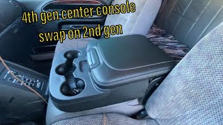 How to install 4th gen center console on 2nd gen dodge explained
