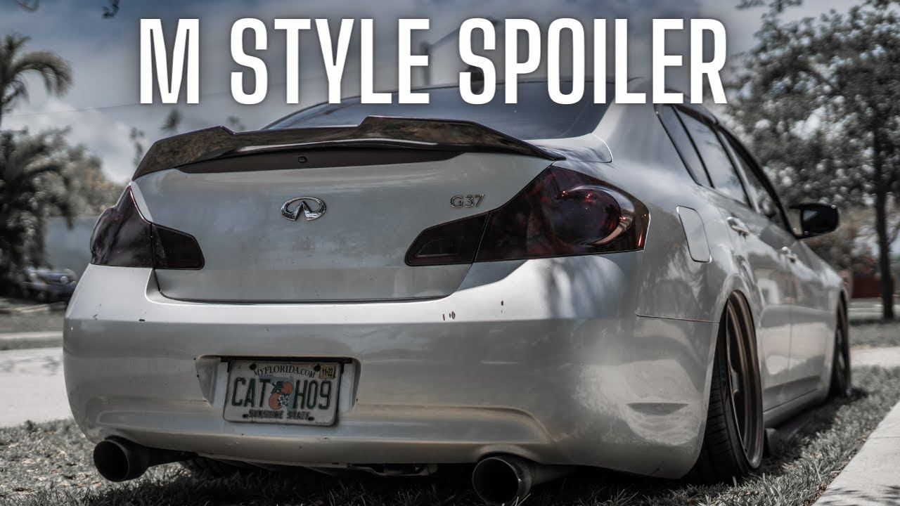 G37 / G35 M style spoiler