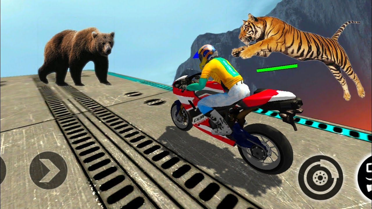 Impossible Motor Bike Gameplay  – New Motorcycle Reaching Games– Motorcycle Simulator #9